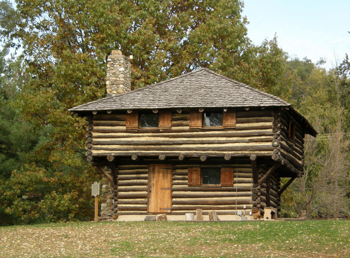 A blockhouse in Indiana (it has been modernized)