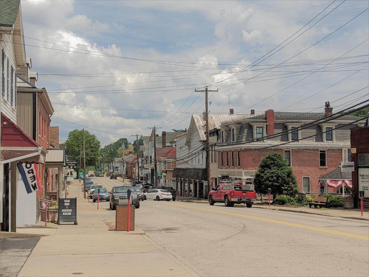 Downtown Claysville, Washington County