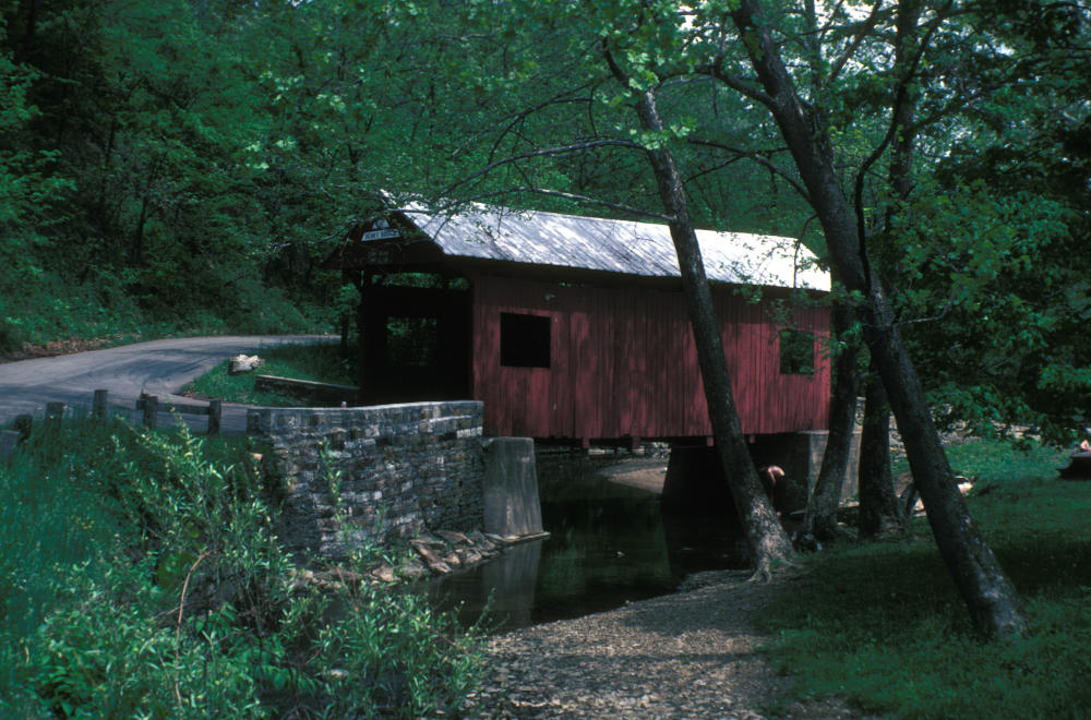 The Henry Covered Bridge is an historical bridge located in Mingo Creek County Park