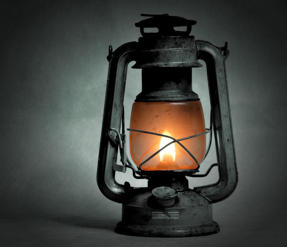 Kerosene lamps lit houses starting in the 1850s