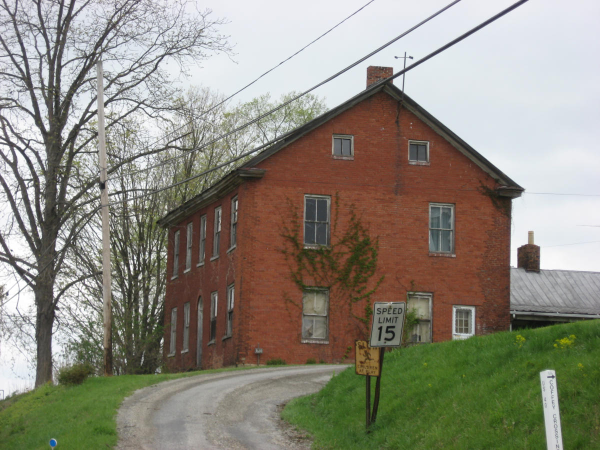 Levi Wilson Tavern in Buffalo Township near Claysville