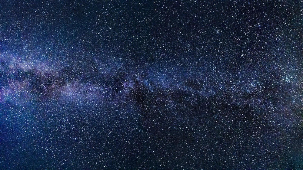 The Milky Way as seen from the Earth